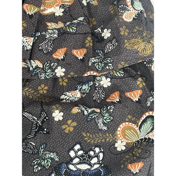 Ulla Johnson Alyssa Multicolored Floral Butterfly Tiered Skirt New Size 6 - Picture 10 of 10
